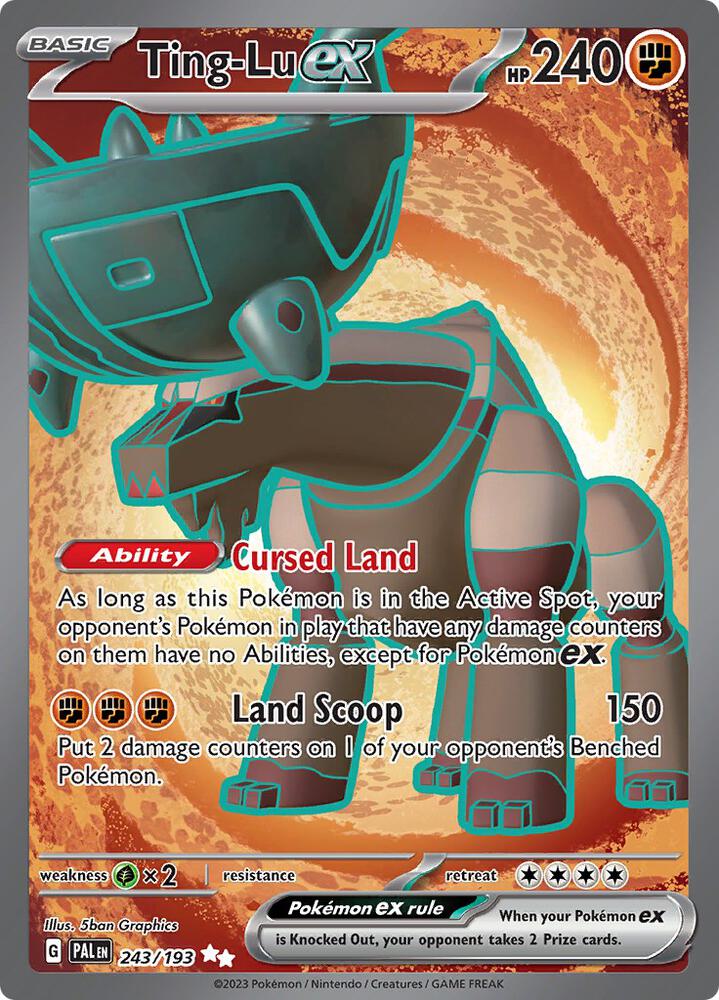 Pokemon Ting-Lu ex 243/193 Paldea Evolved