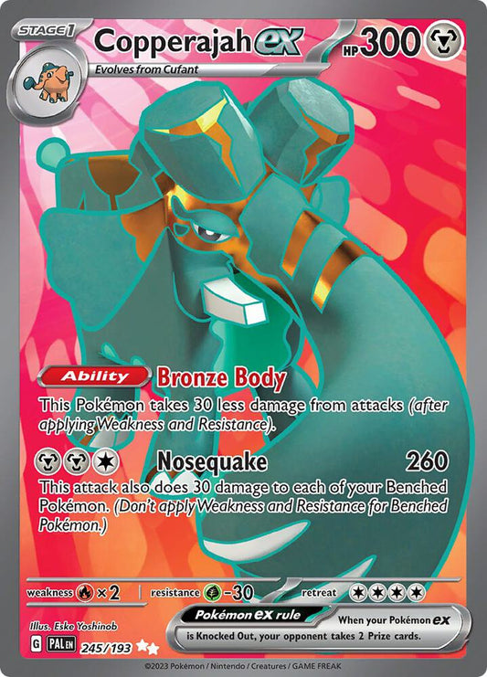 Pokemon Copperajah ex 245/193 Paldea Evolved