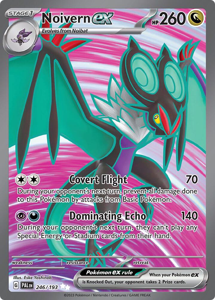 Pokemon Noivern ex 246/193 Paldea Evolved