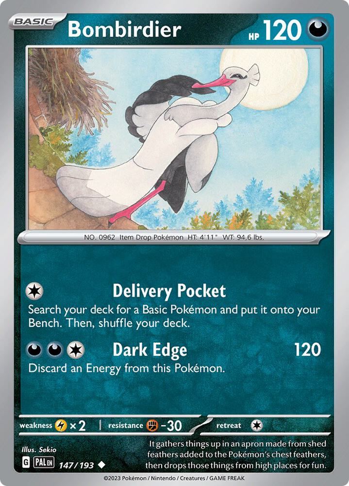 Pokemon Bombirdier 147/193 Paldea Evolved