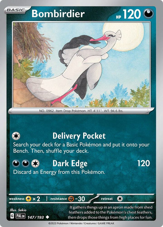 Pokemon Bombirdier 147/193 Paldea Evolved