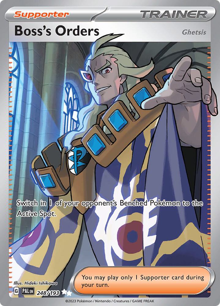 Pokemon Boss's Orders 248/193 Paldea Evolved