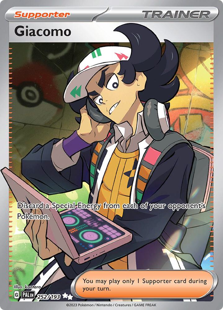 Pokemon Giacomo 252/193 Paldea Evolved