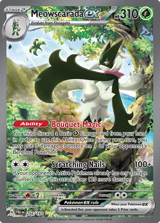 Pokemon Meowscarada ex 256/193 Paldea Evolved