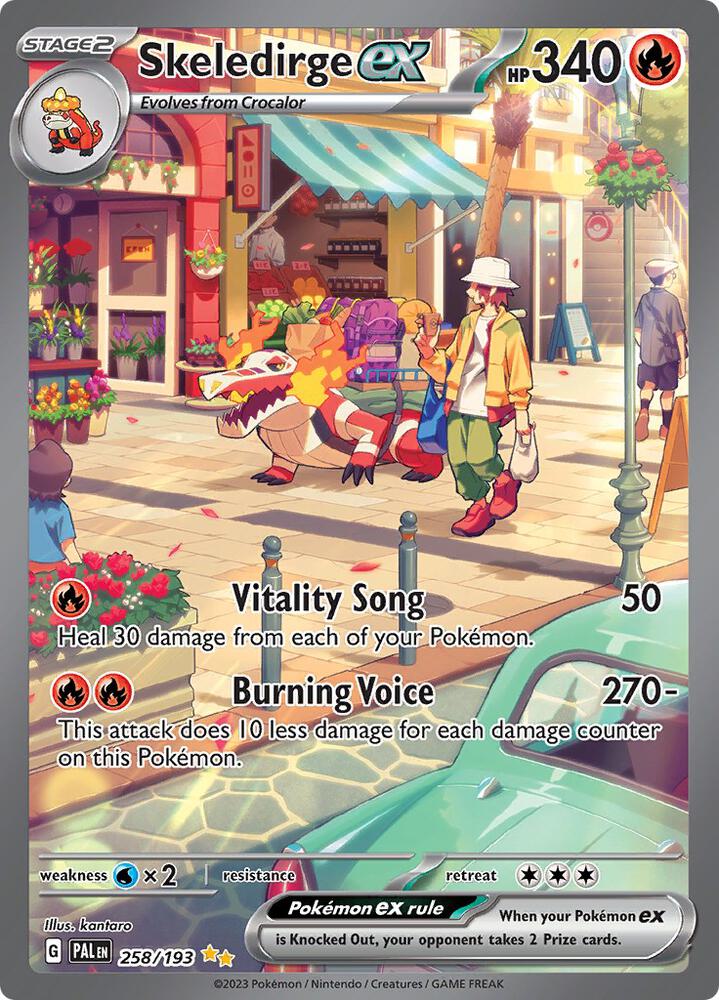 Pokemon Skeledirge ex 258/193 Paldea Evolved