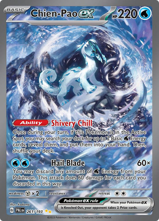 Pokemon Chien-Pao ex 261/193 Paldea Evolved
