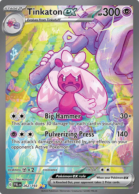 Pokemon Tinkaton ex 262/193 Paldea Evolved