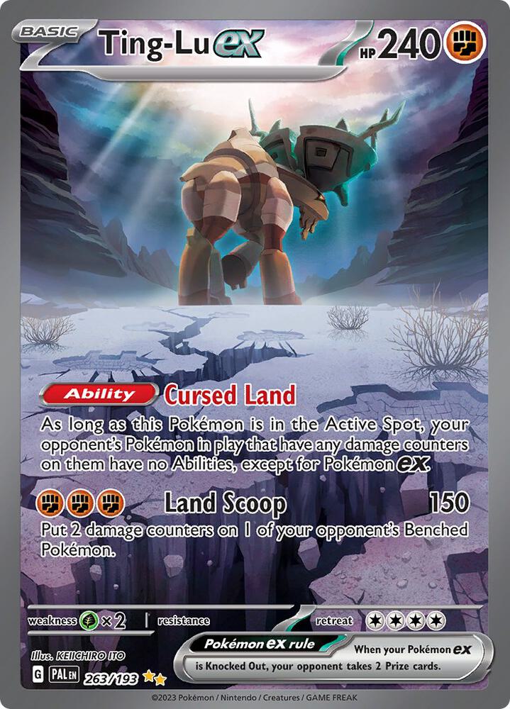 Pokemon Ting-Lu ex 263/193 Paldea Evolved