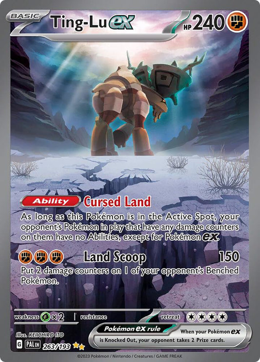 Pokemon Ting-Lu ex 263/193 Paldea Evolved