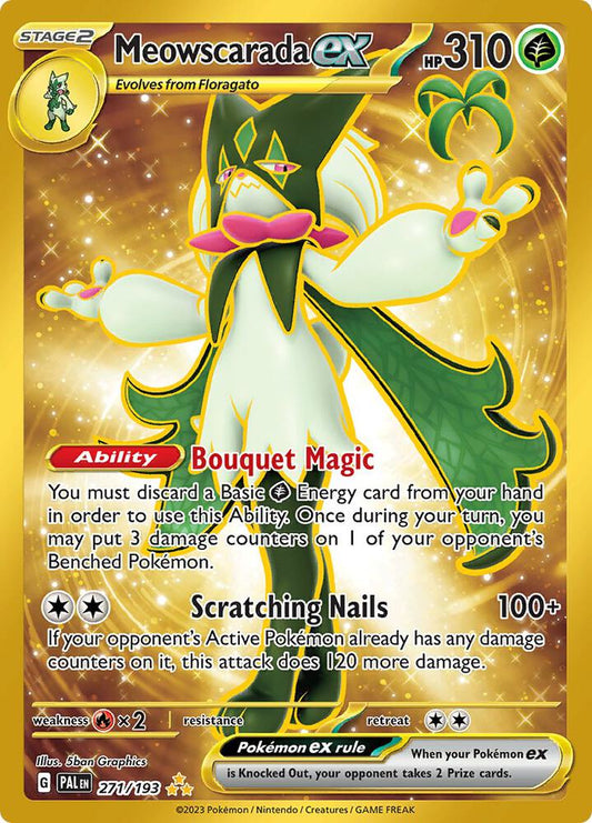Pokemon Meowscarada ex 271/193 Paldea Evolved