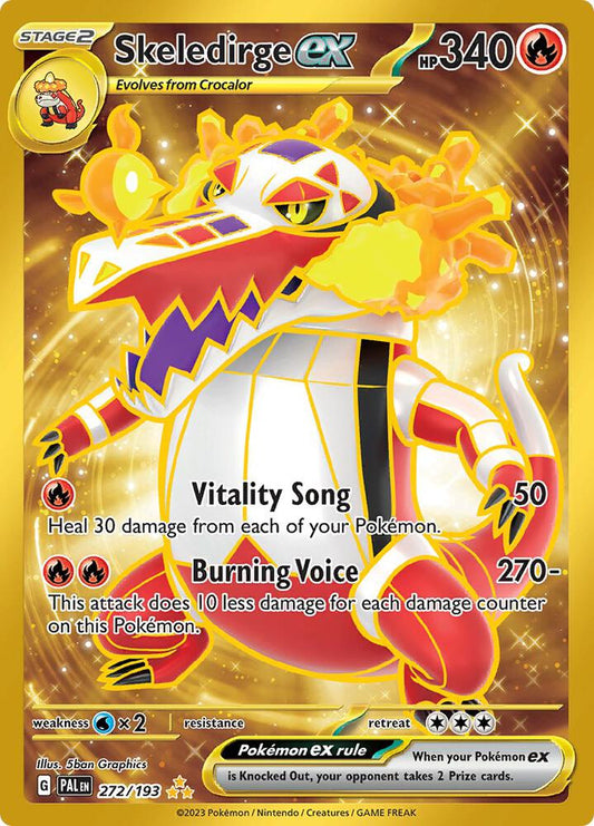Pokemon Skeledirge ex 272/193 Paldea Evolved