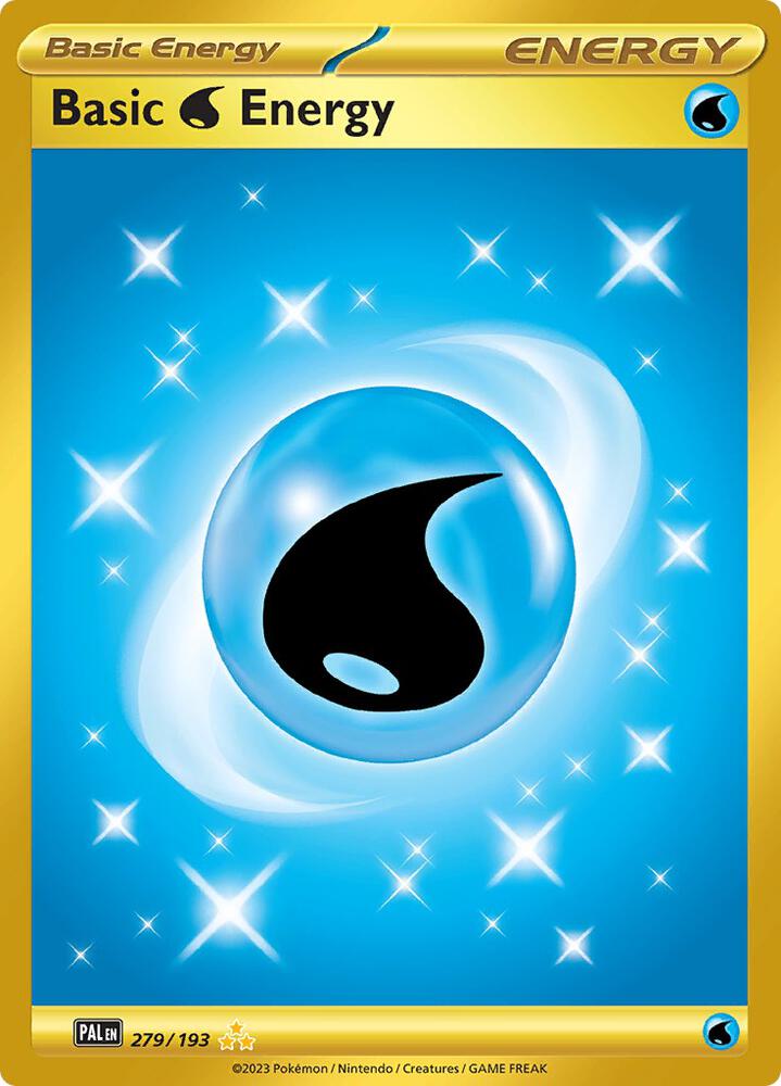 Pokemon Basic Water Energy 279/193 Paldea Evolved