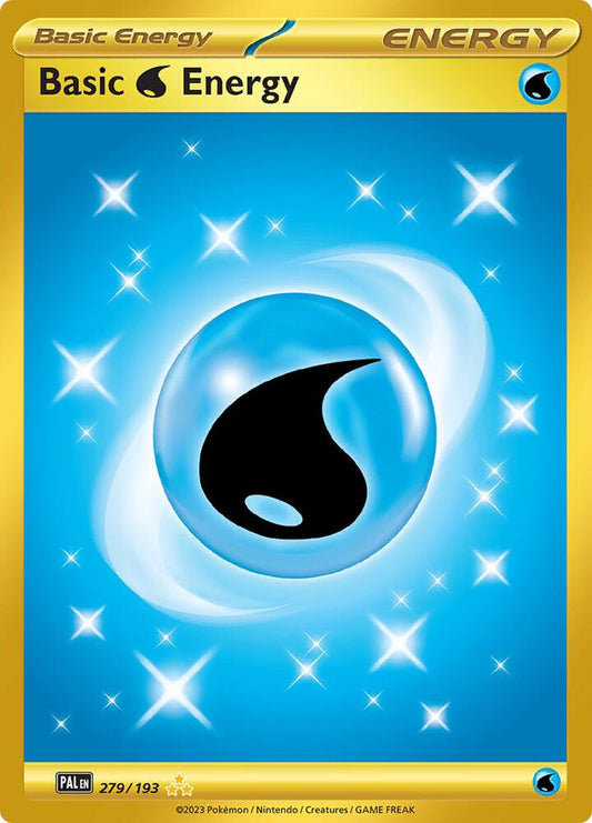 Pokemon Basic Water Energy 279/193 Paldea Evolved