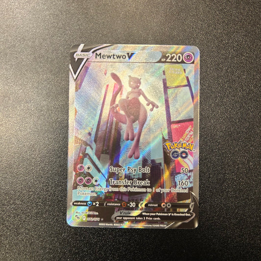 Pokemon TCG Mewtwo V Full Art GO 072/078