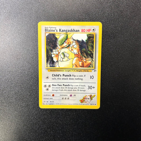 Pokemon TCG Blaine's Kangaskhan 36/132 Gym Heroes