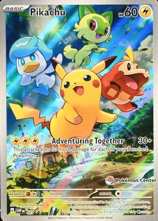 Pokemon Pikachu 27 SVP Black Star Promos