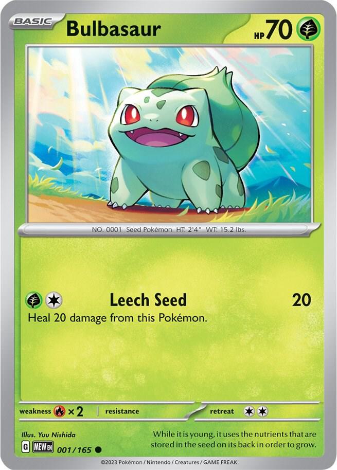 Pokemon Bulbasaur 1/165 151