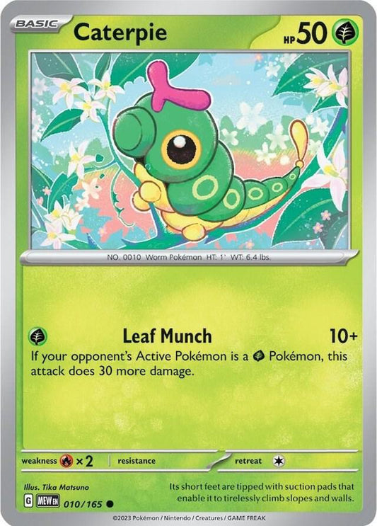 Pokemon Caterpie 10/165 151