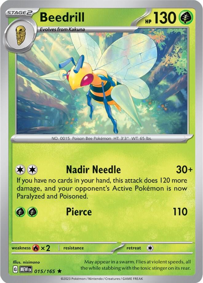 Pokemon Beedrill 15/165 151