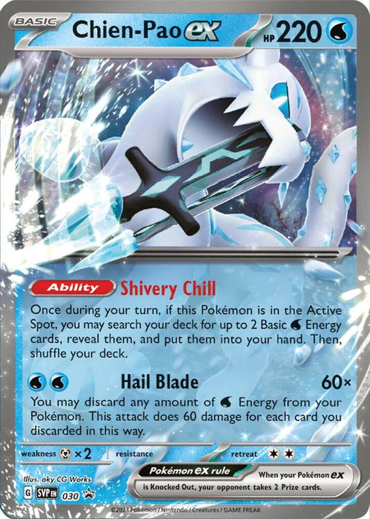 Pokemon Chien-Pao ex 30 SVP Black Star Promos