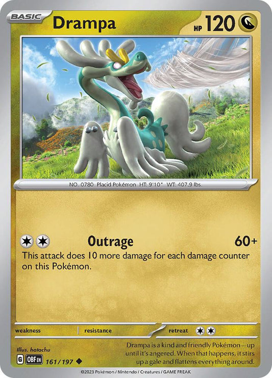 Pokemon Drampa 161/197 Obsidian Flames