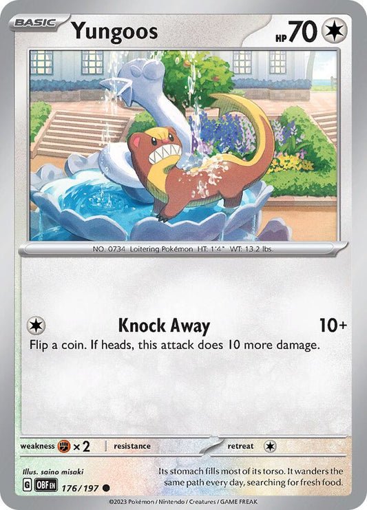 Pokemon Yungoos 176/197 Obsidian Flames
