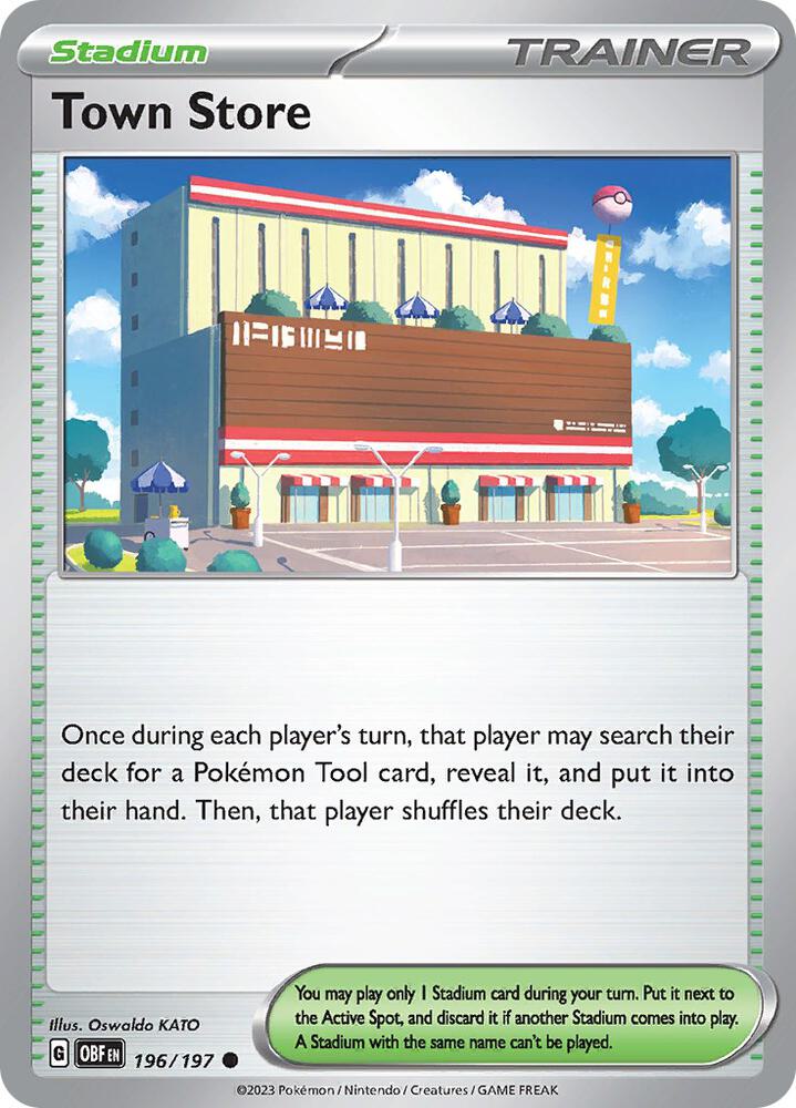 Pokemon Town Store 196/197 Obsidian Flames