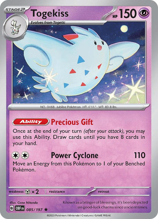 Pokemon Togekiss 85/197 Obsidian Flames