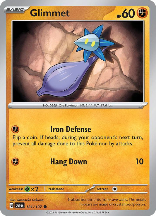 Pokemon Glimmet 121/197 Obsidian Flames