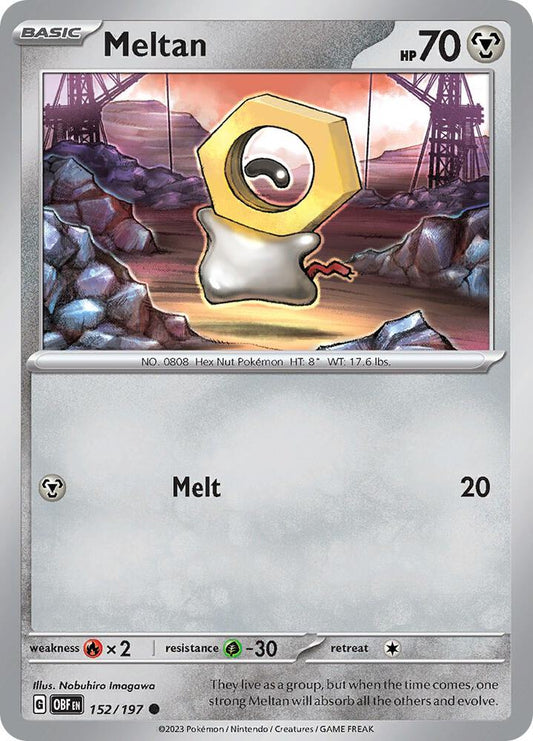 Pokemon Meltan 152/197 Obsidian Flames