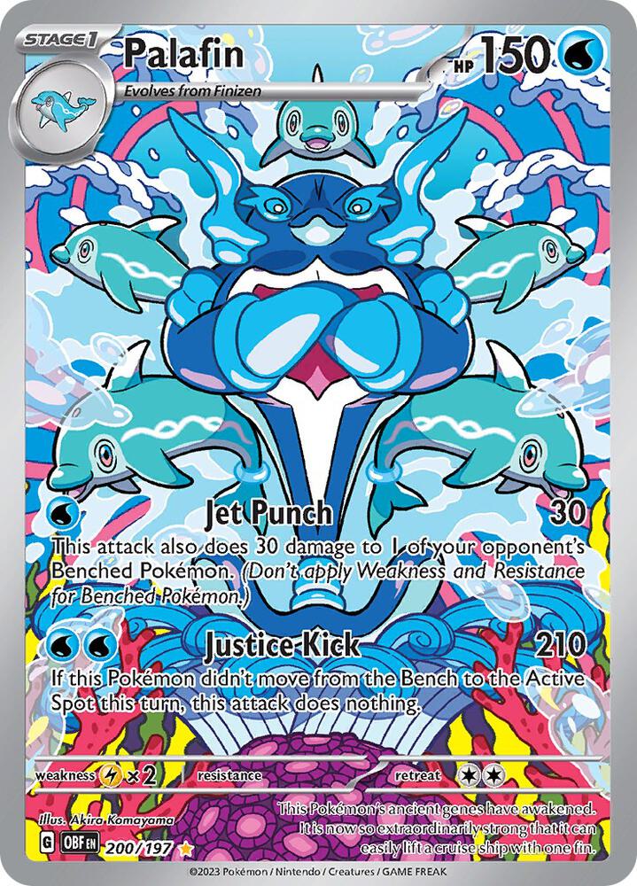 Pokemon Palafin 200/197 Obsidian Flames