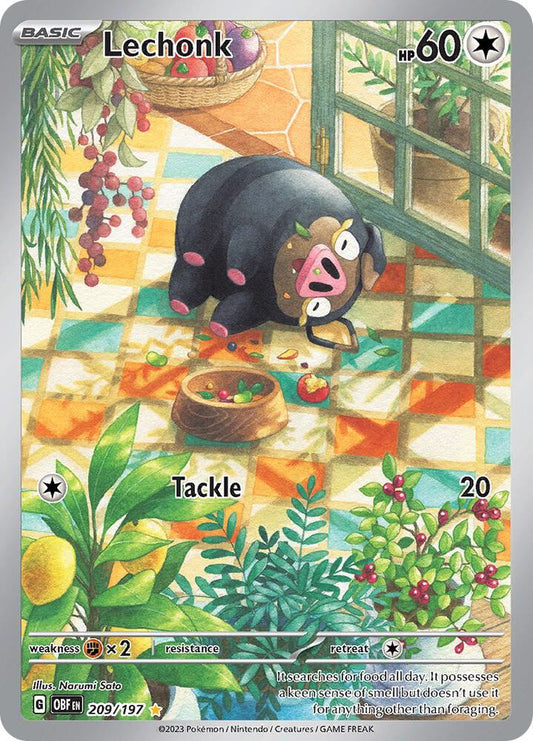 Pokemon Lechonk 209/197 Obsidian Flames