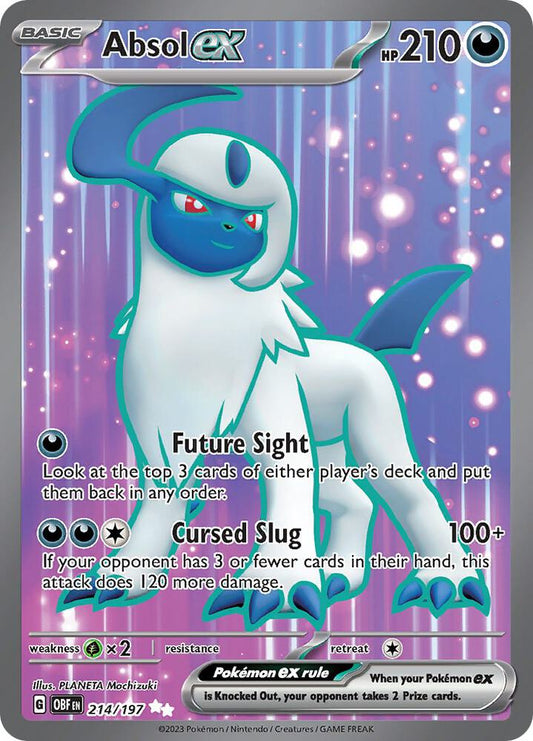 Pokemon Absol ex 214/197 Obsidian Flames