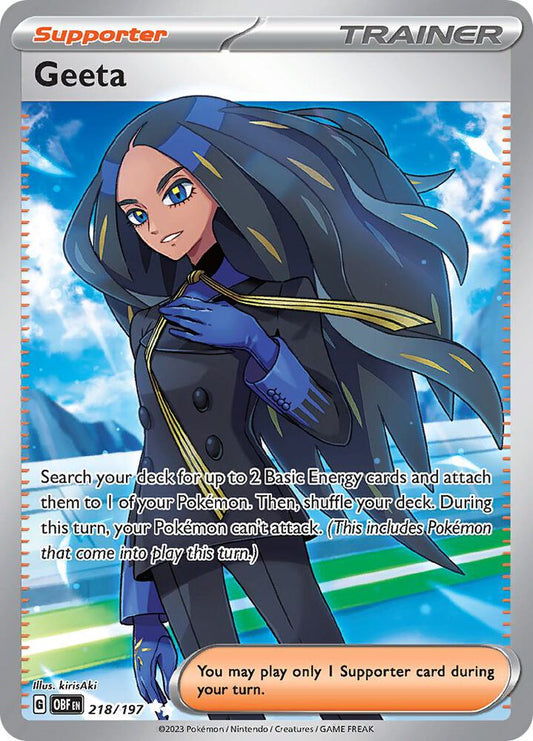 Pokemon Geeta 218/197 Obsidian Flames