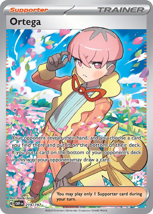 Pokemon Ortega 219/197 Obsidian Flames