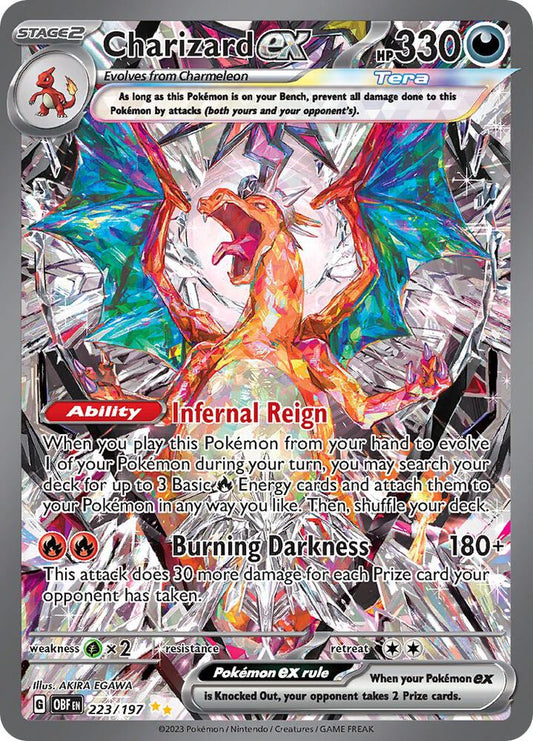 Pokemon Charizard ex 223/197 Obsidian Flames