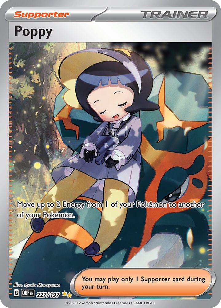 Pokemon Poppy 227/197 Obsidian Flames