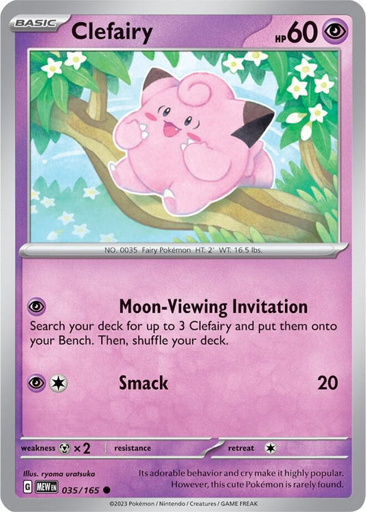 Pokemon Clefairy 35/165 151