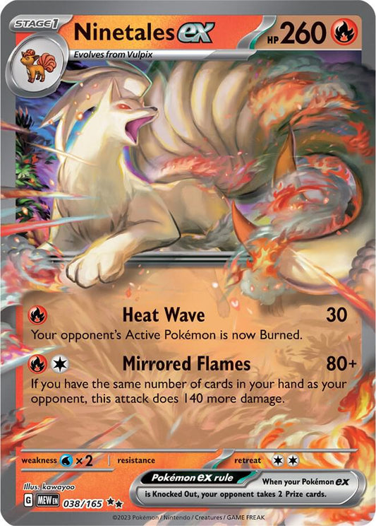 Pokemon Ninetales ex 38/165 151