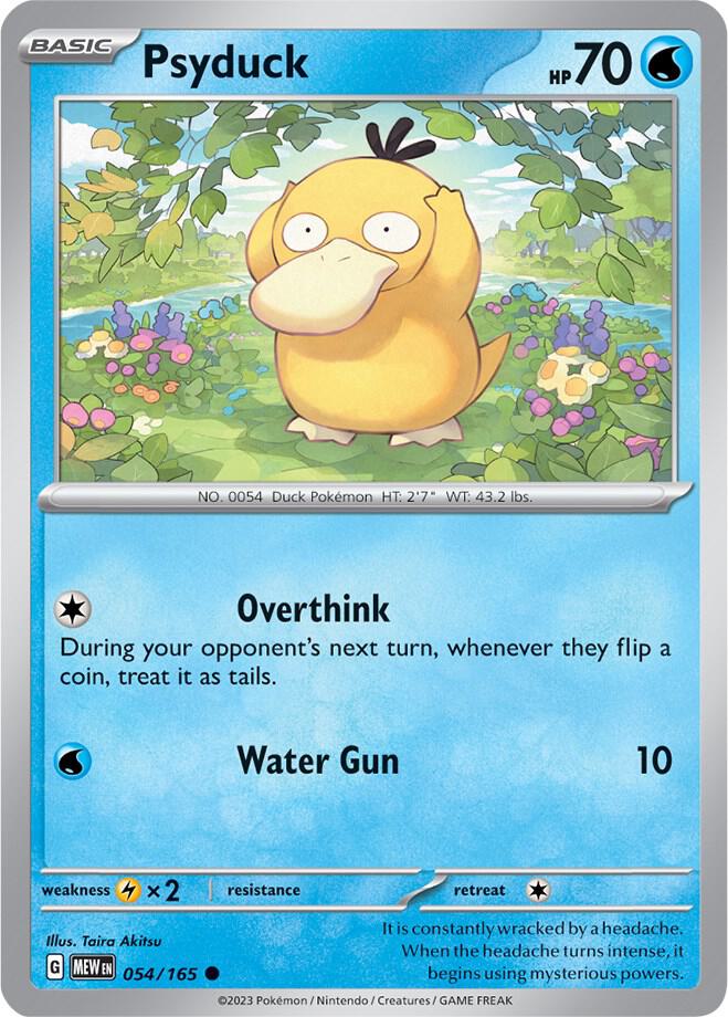 Pokemon Psyduck 54/165 151