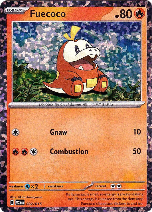 Pokemon Fuecoco 2/15 McDonald's Collection 2023