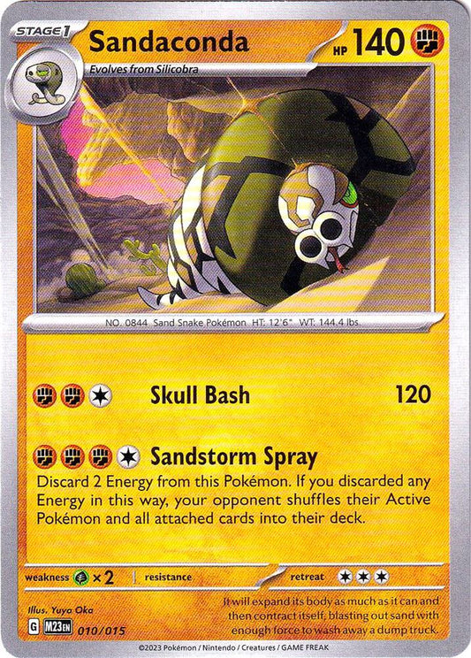 Pokemon Sandaconda 10/15 McDonald's Collection 2023