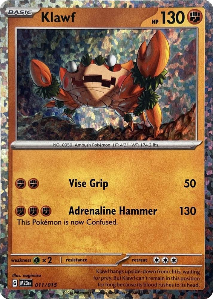 Pokemon Klawf 11/15 McDonald's Collection 2023