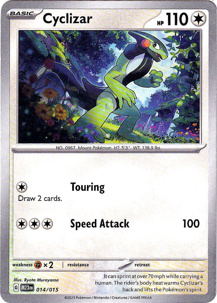 Pokemon Cyclizar 14/15 McDonald's Collection 2023