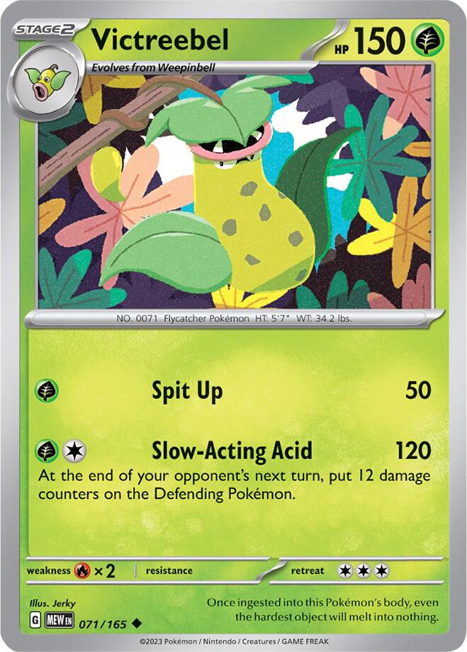 Pokemon Victreebel 71/165 151