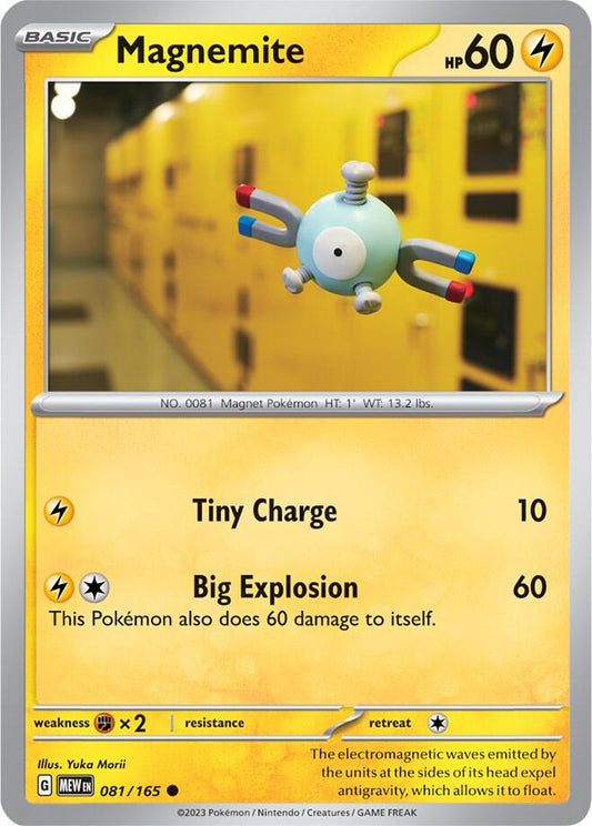 Pokemon Magnemite 81/165 151