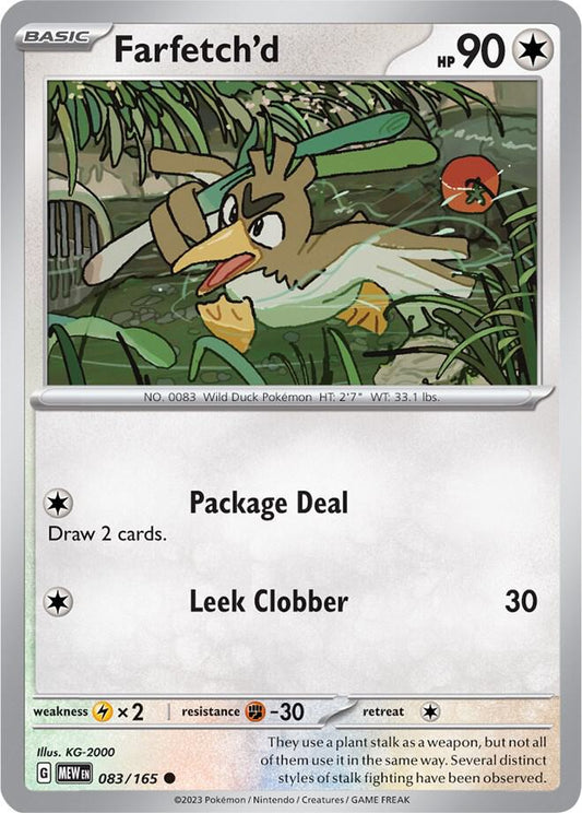 Pokemon Farfetch'd 83/165 151