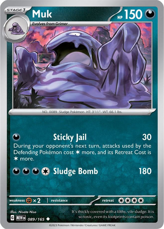 Pokemon Muk 89/165 151