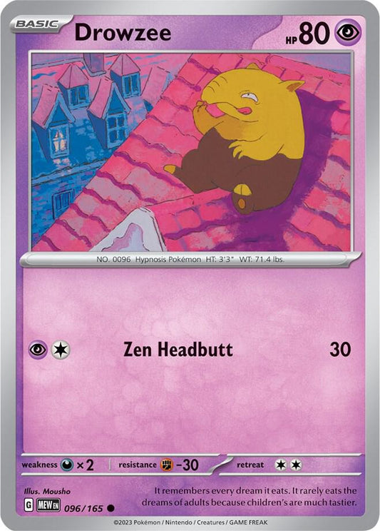 Pokemon Drowzee 96/165 151