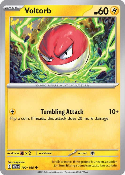 Pokemon Voltorb 100/165 151